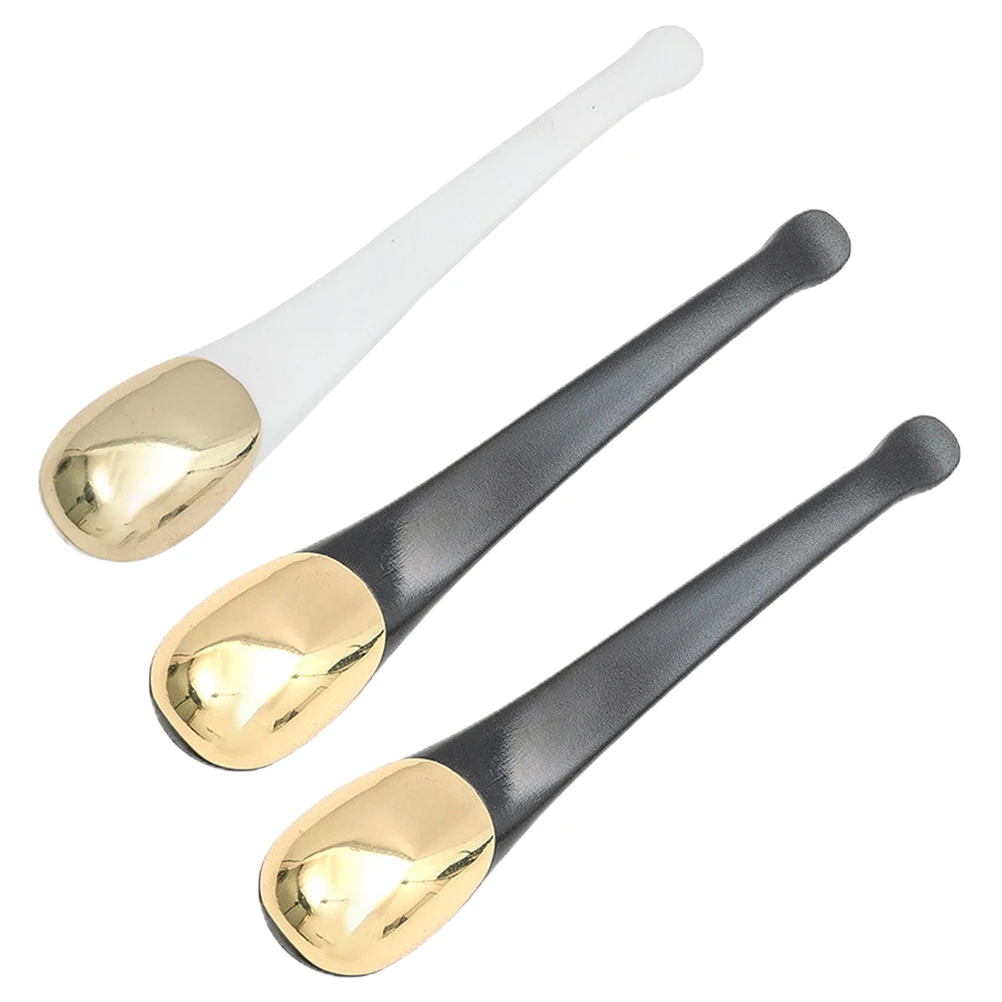 

3 Pcs Eye Cream Massage Stick Spoon Mask Makeup Pick Small Spoons Mini Scoop Face Beauty