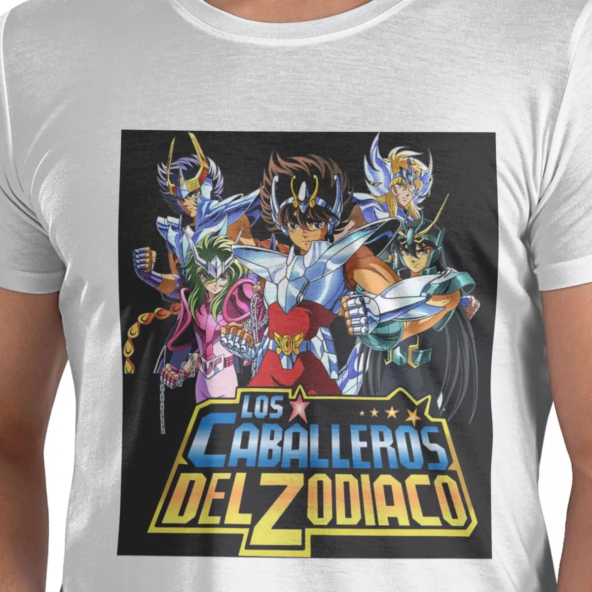 

Knights Of The Zodiac Saint Seiya 100% Cotton T-Shirt Men's Oversized T Shirts Men Crew Neck Short Sleeve S-6XL