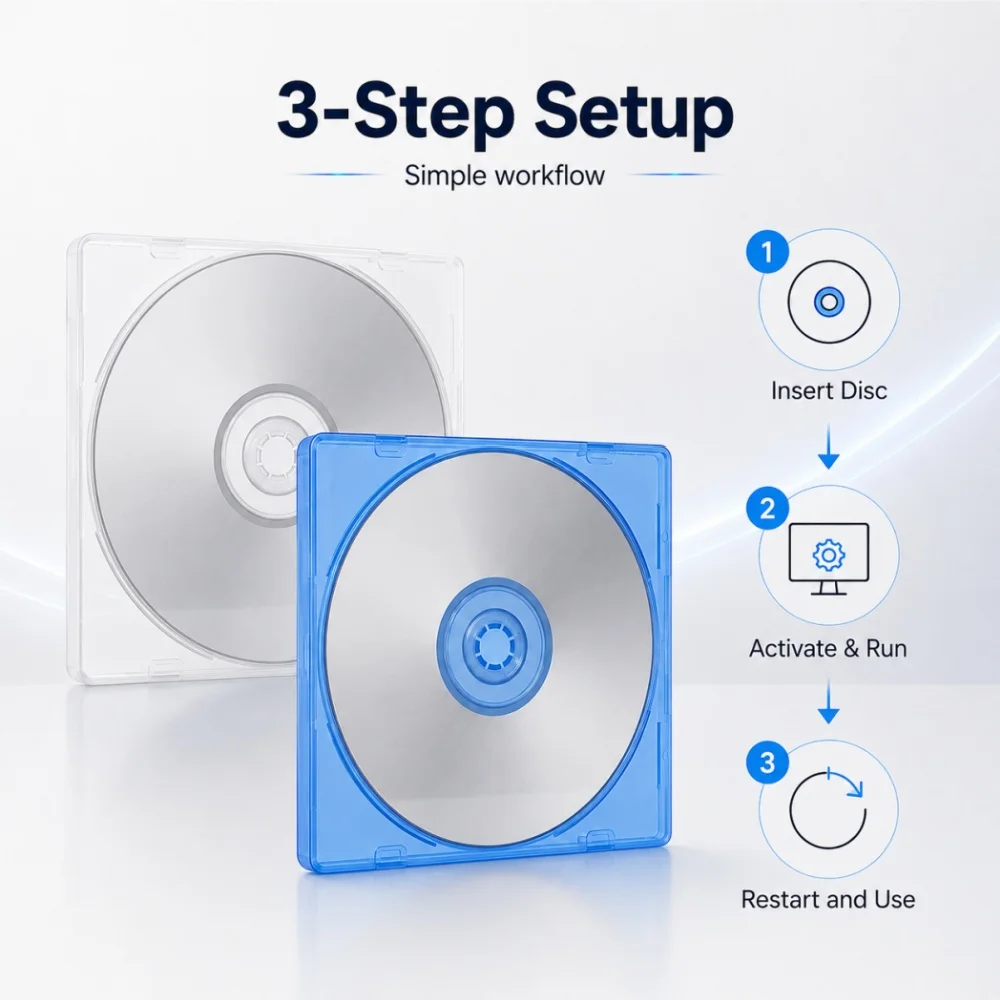 For PS5 Disc Edition Jailbreak Boot Loader BD-J Blue-Ray Media Disc for Console Firmware 10.20 to 12.00 System Modification Tool