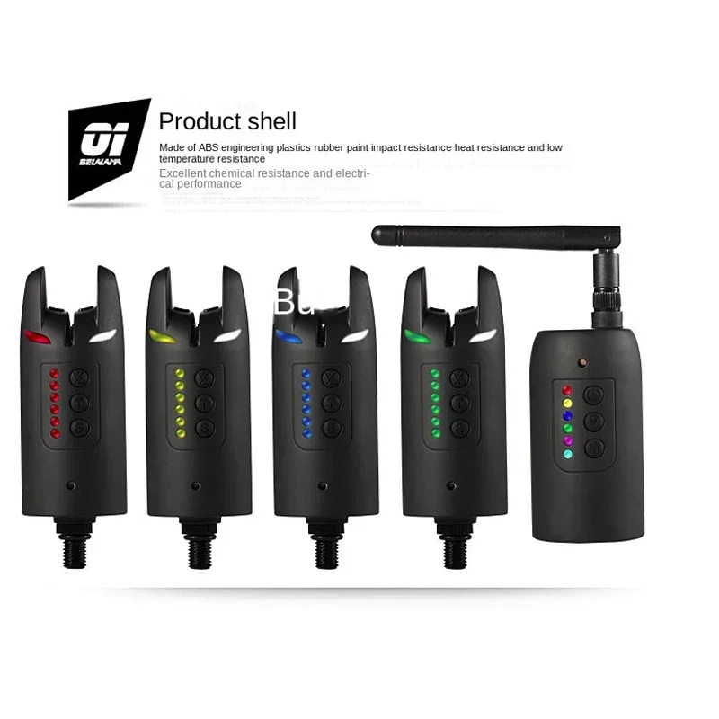 New Small European Style Kuyu Electronic Quiet Fishing Alarm Wireless Kit JY-39 Sea Pole Throwing Rod Remote Throwing Rod