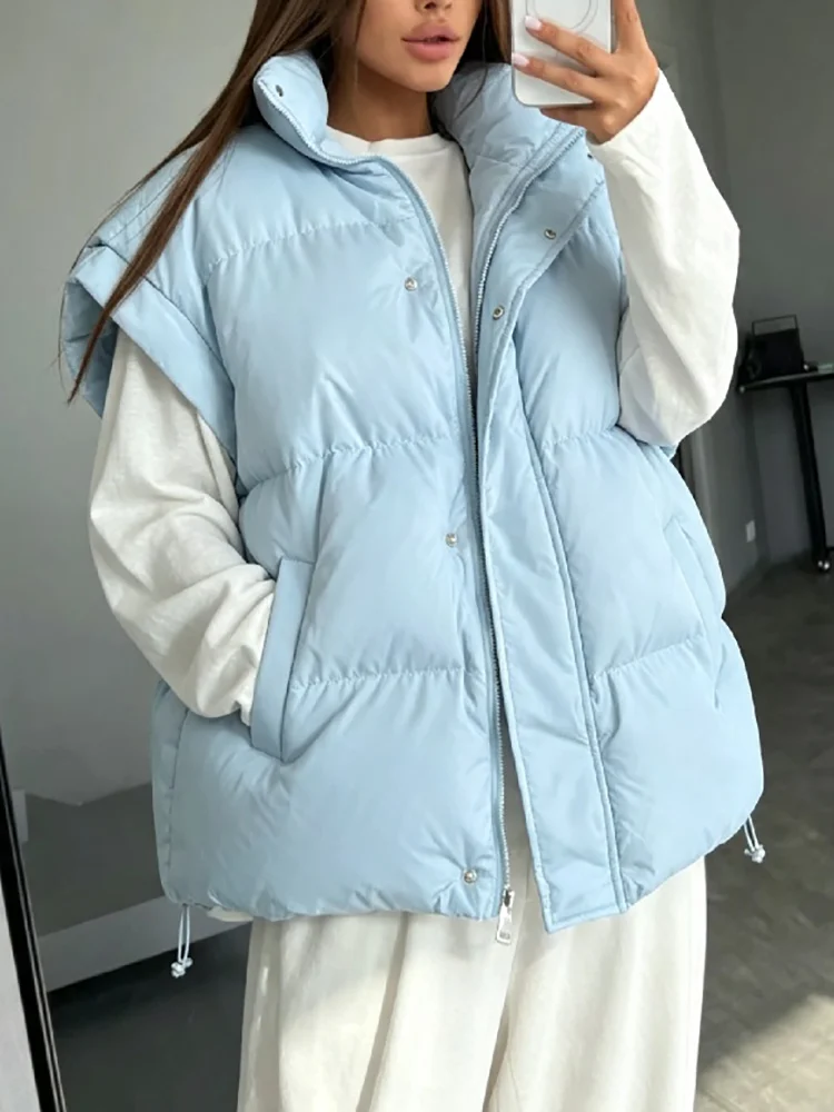 Chaleco de Algodón Elegante pa - Puffer Vest Fashion Women reseña y precio