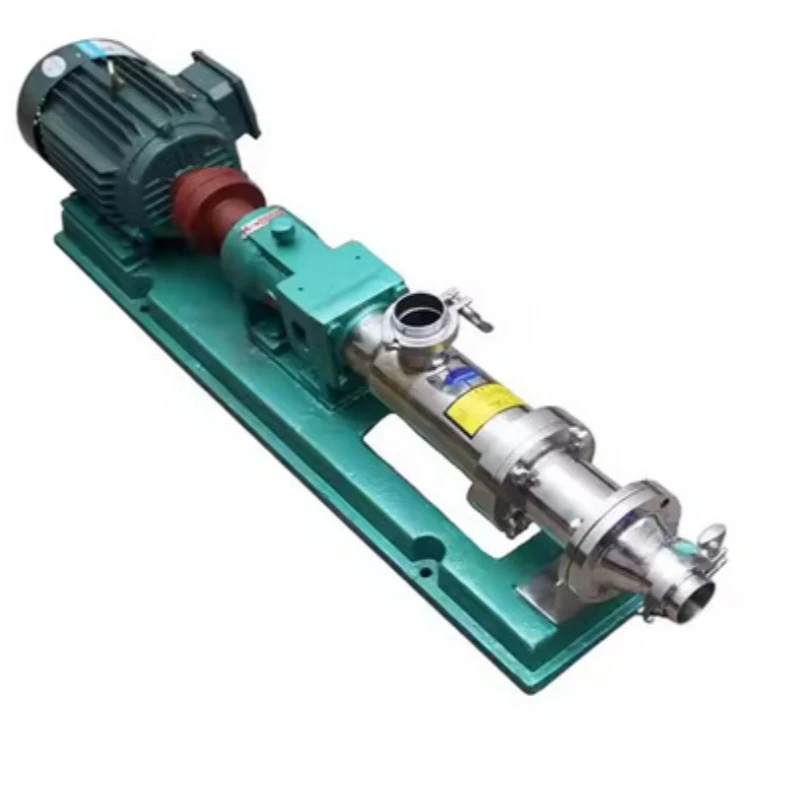 

High quality stainless steel L high viscosity sanitary grade single screw pump