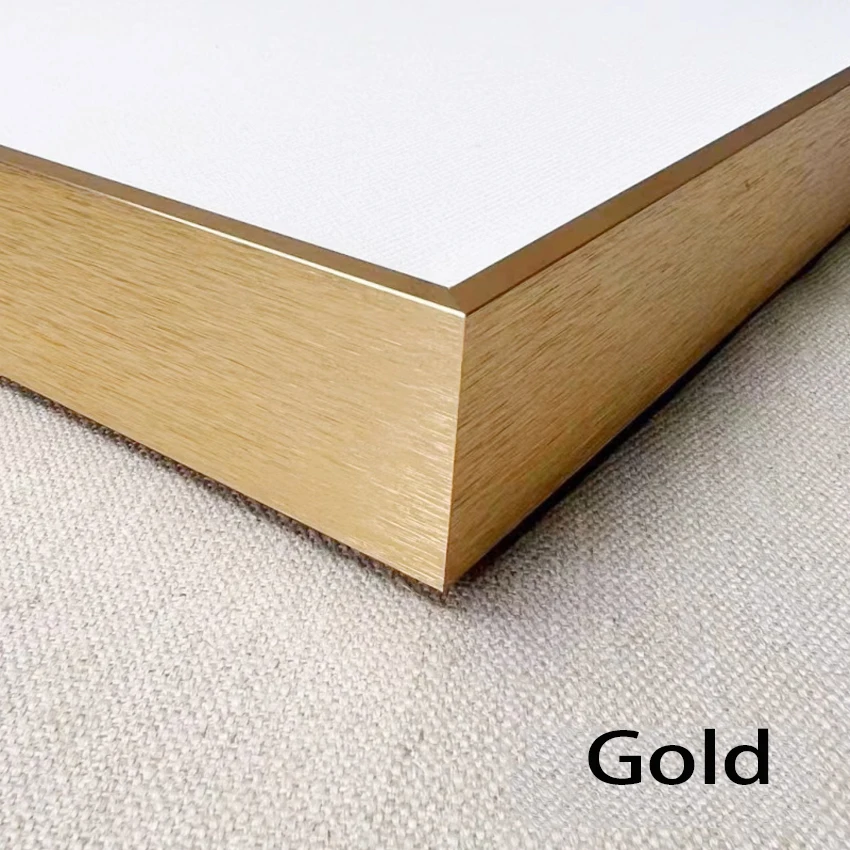 DIY Aluminum Metal Frame Picture Modern Painting Frame For Oil Paintings Frame And Wooden Diy Framed 2PCS