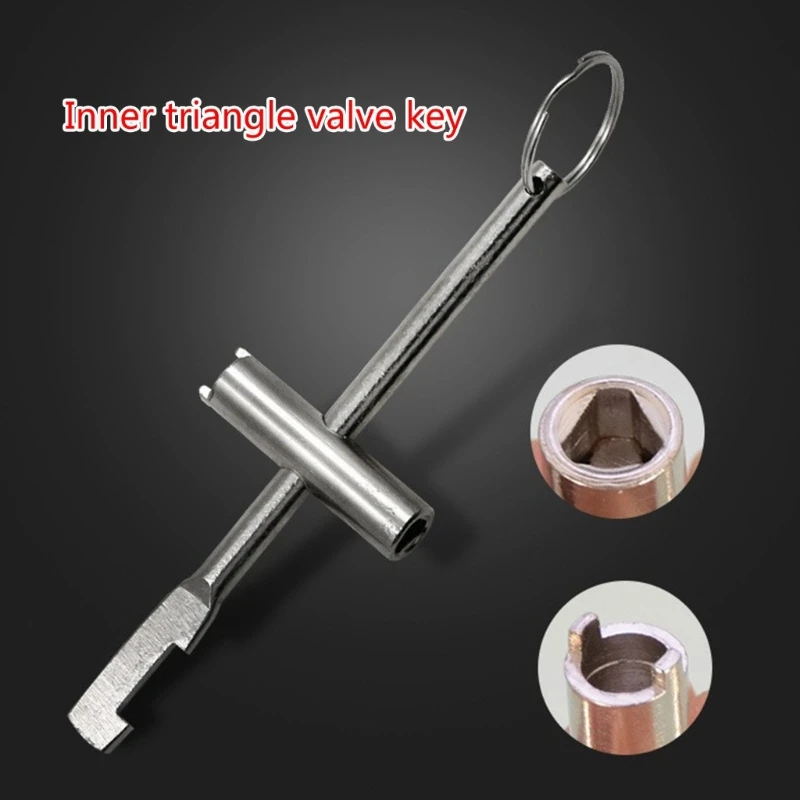 Water Meter Front Valves Key Portable Electroplated Anti-corrosive Wrench Tool