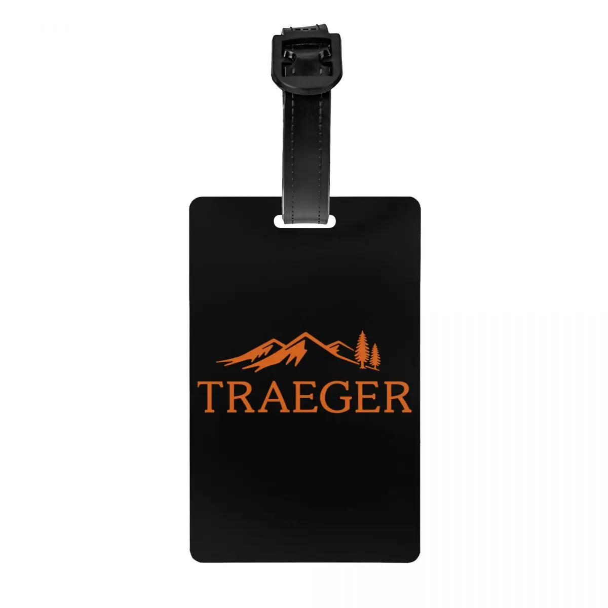 

Custom Traeger Pellet Grill Smoke BBQ Luggage Tag With Name Card Privacy Cover ID Label for Travel Bag Suitcase