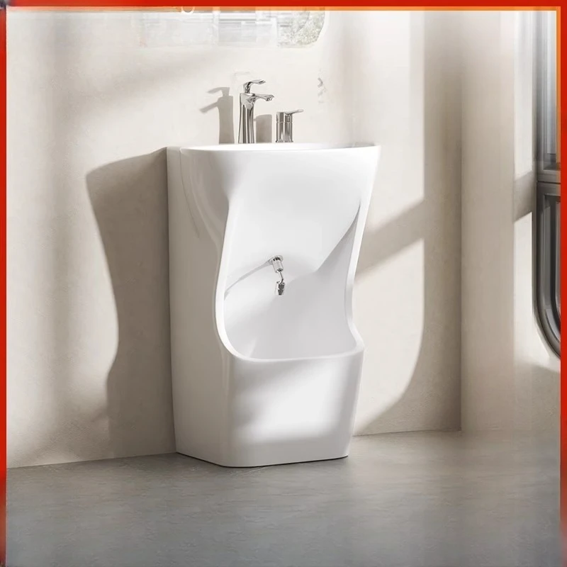 

Household washbasin multi-functional design column basin mop pool integrated two-use balcony indoor and outdoor floor type