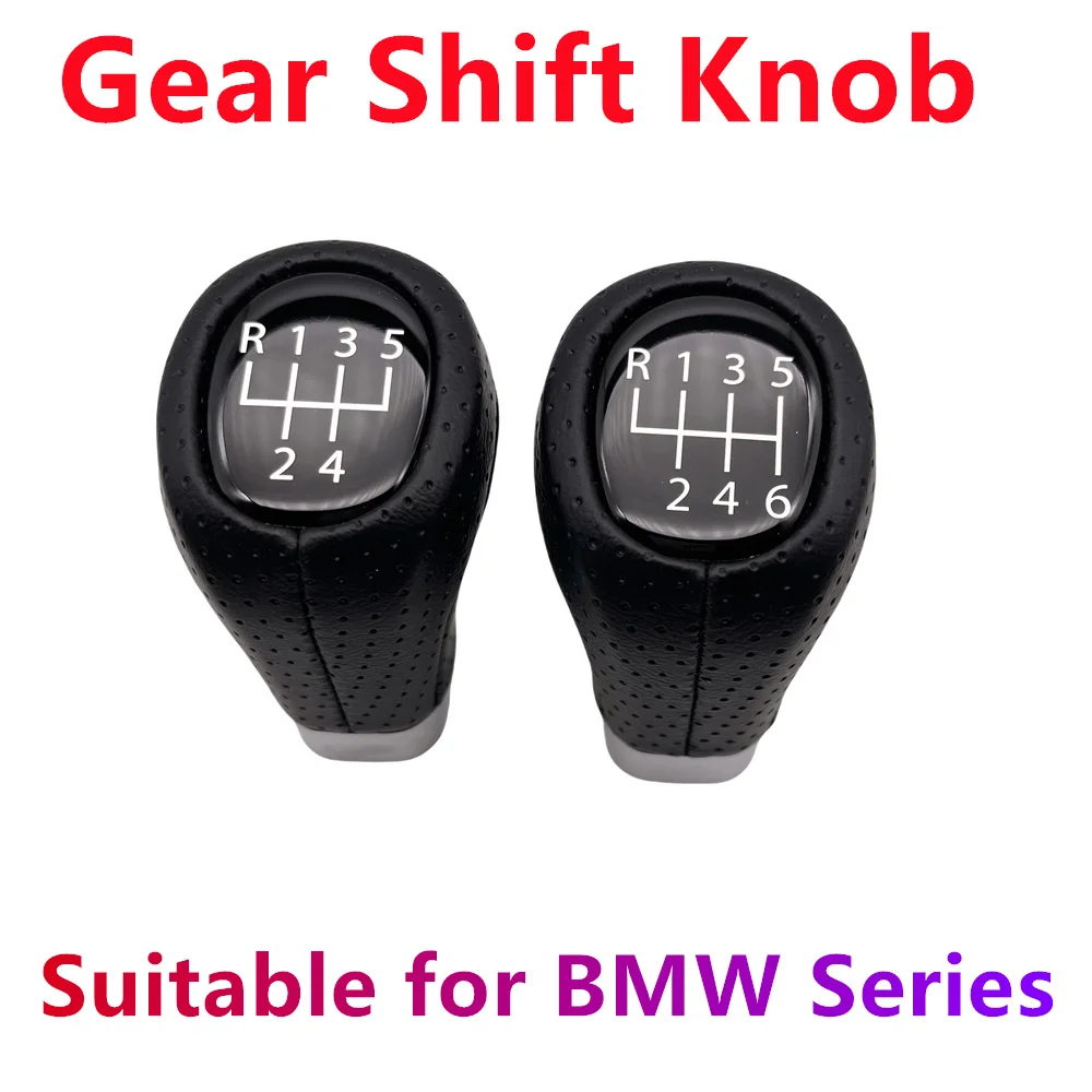 5/6 Speed Manual Shift Handball 25118037305 Auto Gear Bar Knob Head Aluminum Alloy 8037305 For BMW 1/3Series E87 E81 E90 E91 E92