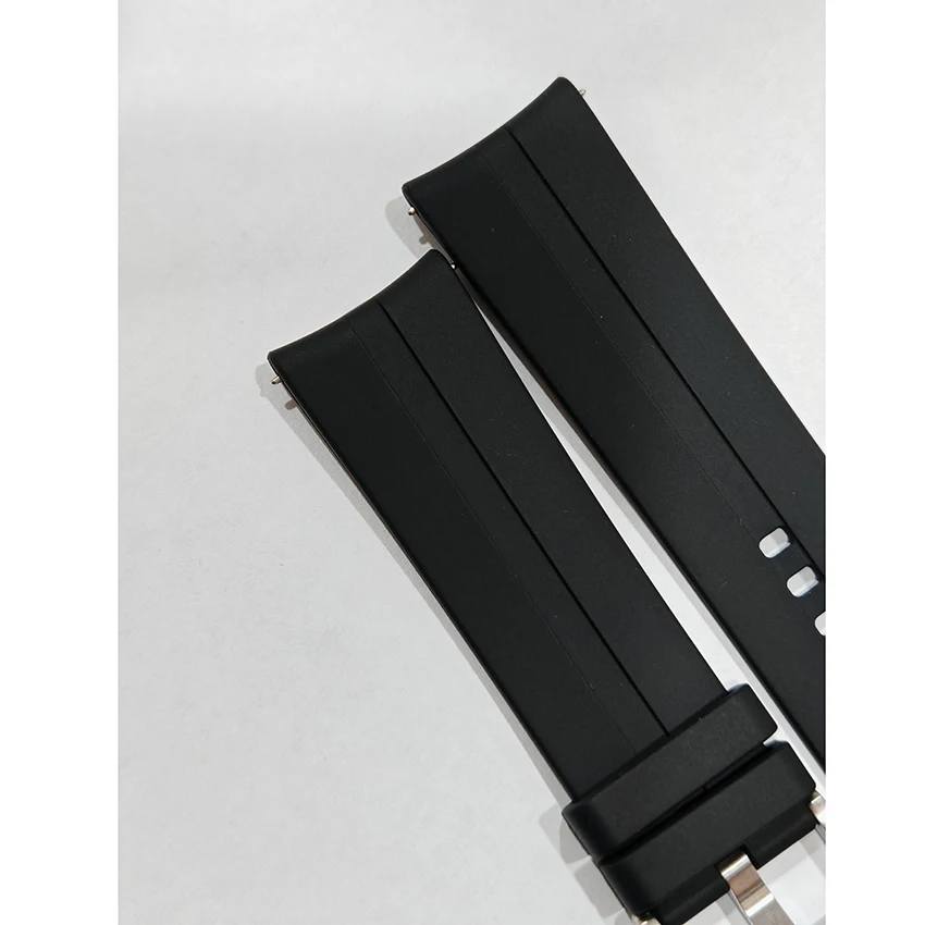 Correa de reloj negra para Samsung R760, R770, R800, R805, R840, R845, accesorio de repuesto Universal, correa de reloj Fluororubber de 22MM