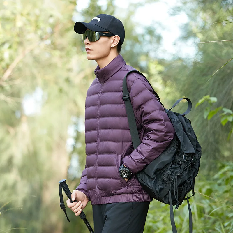 

Легкий пуховик для мужчин и женщин, спортивный на открытом воздухе, ветрозащитный теплый пуховик