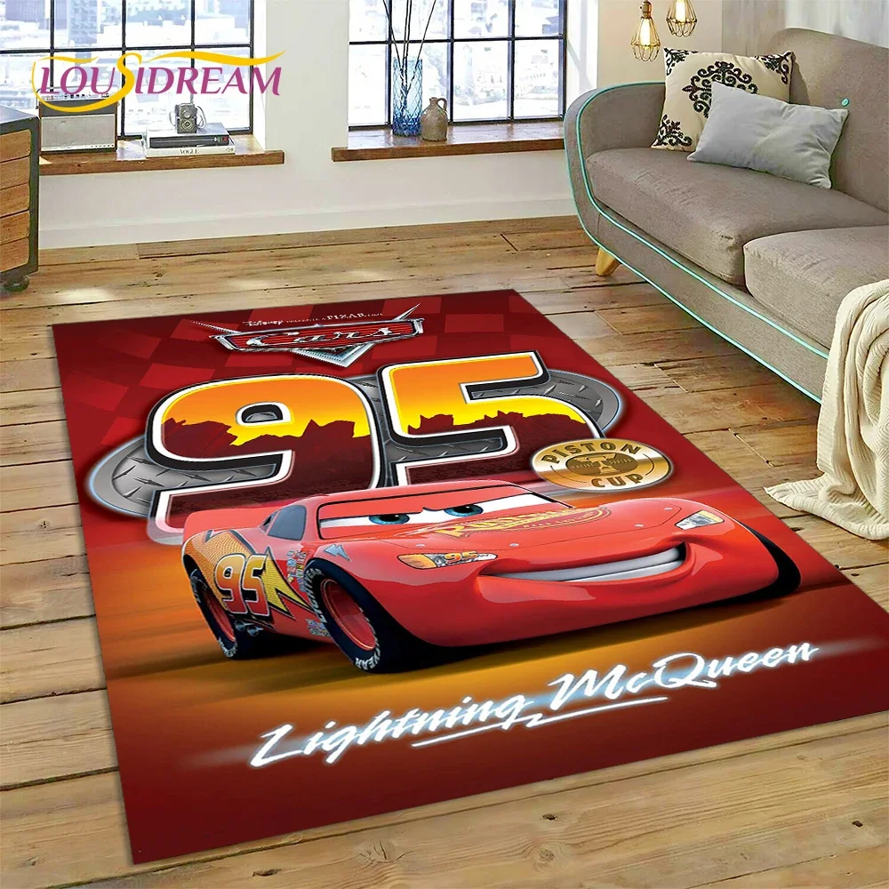 27 Style Cars McQueen Racing Cartoon Rug Carpet for Living Room Bedroom Home Decor,kids Non-slip Decoration for Sofa Doormat