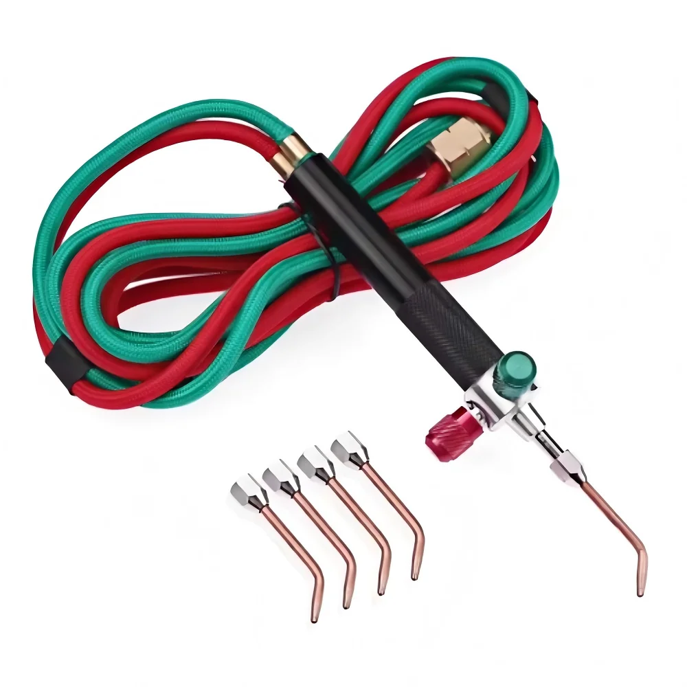 Mini Gas Torch Welding Soldering Kit with Oxygen Gun for Platinum Stainless Steel Motorcycle Cleaning And Repair Tool