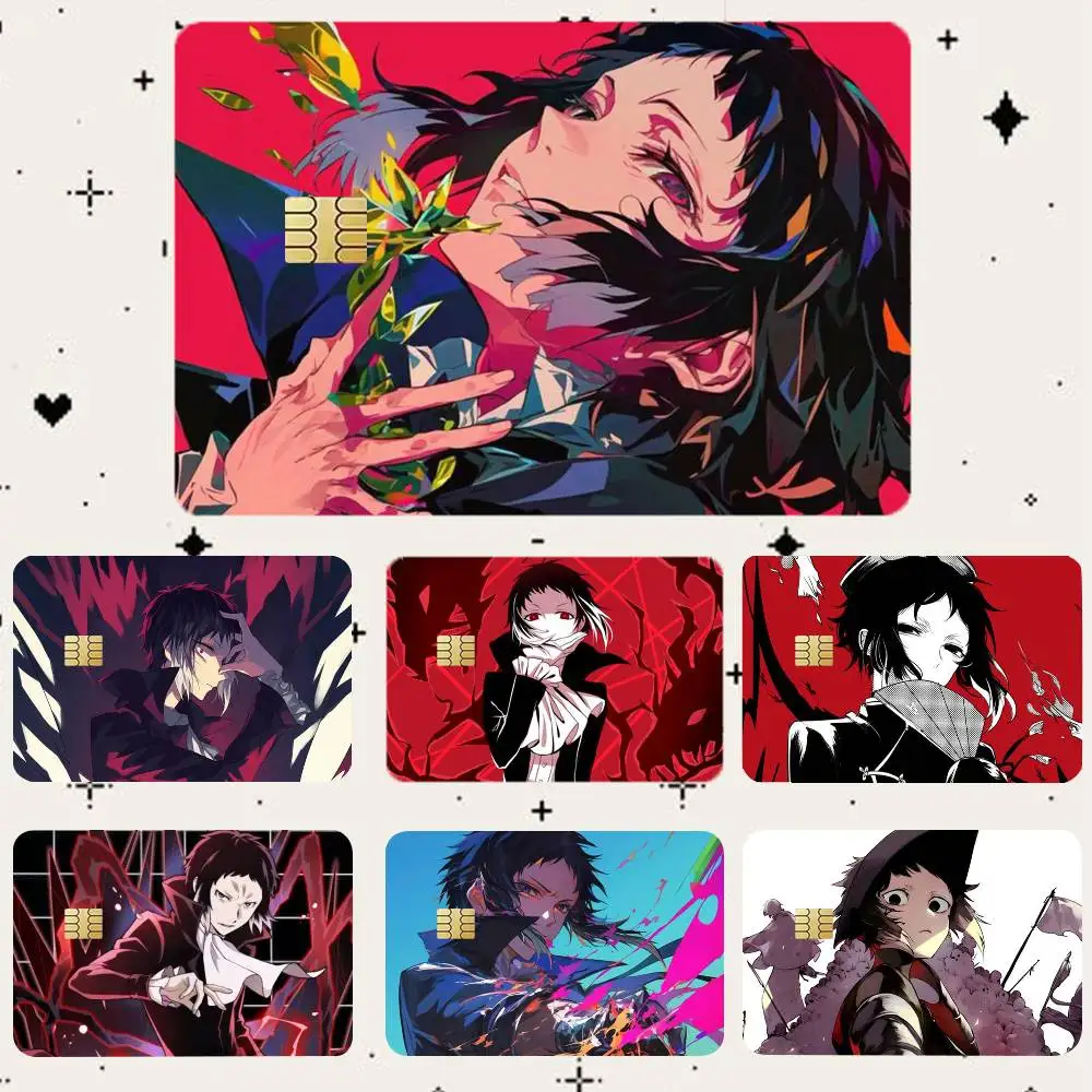 

Ryunosuke Akutagawa HD Waterproof Card Skins Protective Stickers for Credit Bank Game Cards