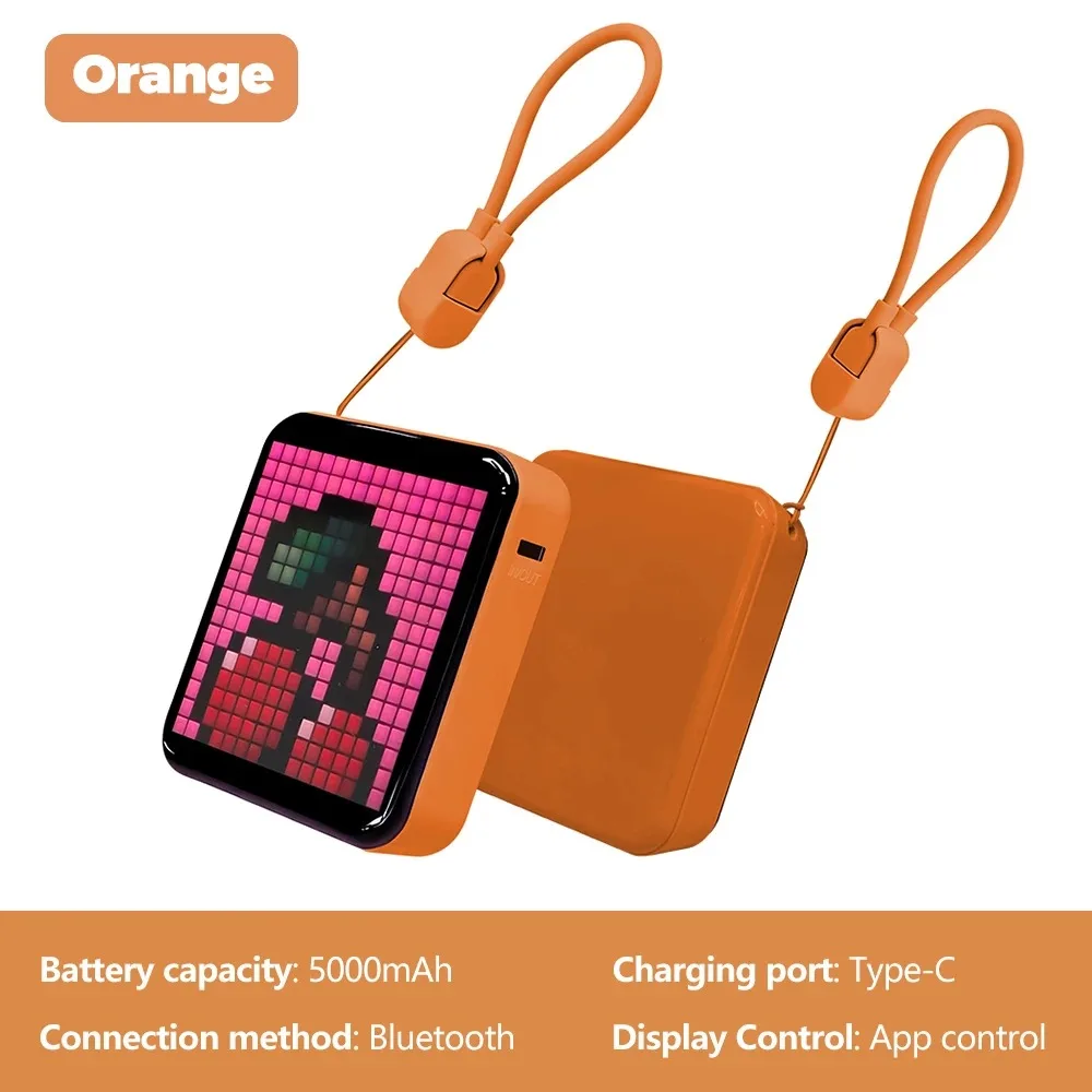 ไฟ LED พิกเซล จอแสดงผลกลางคืน DIY แผงเมทริกซ์หน้าจอแสดงผล พร้อมข้อความสนุกๆ และนาฬิกาดิจิตอล สำหรับเด็กและผู้ใหญ่ ตกแต่งห้องเล่นเกม