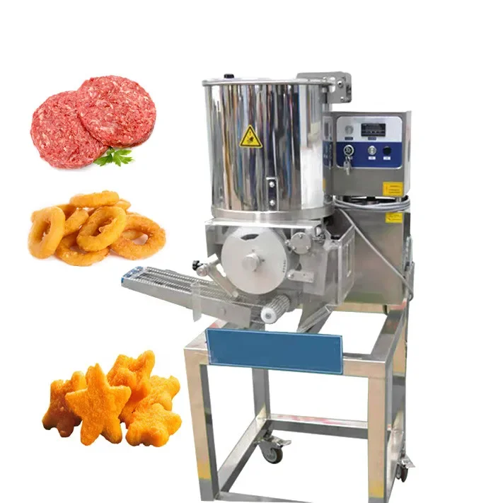 Hot Selling Hamburger Burger Meat Patty Chicken Nugget Forming Machine Meat Pie Make Machine Automatic