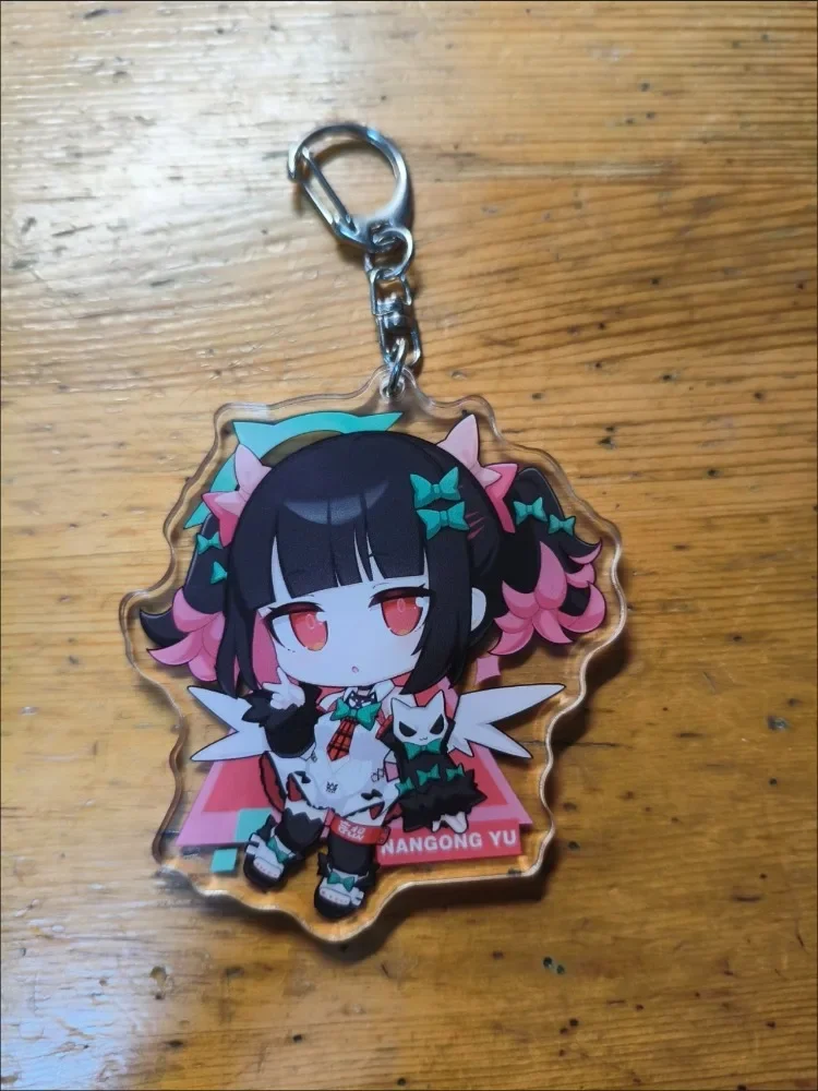 Hot Zenless Zone Zero ZZZ Delusional Angel Chixia Irene Nangong Yu Figure Key Chain Ring Jewelry Fans Gift Bag Pendant Keychains