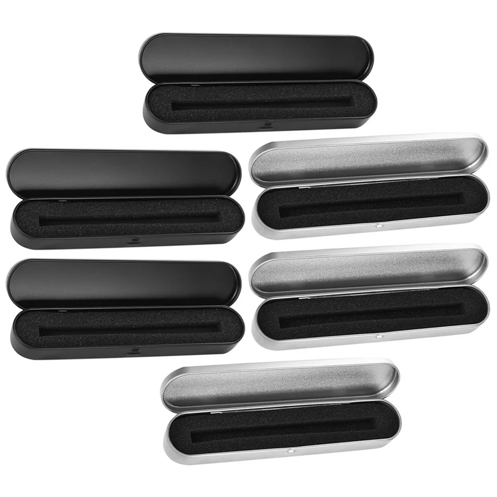 

6pcs Box Hard Pen Case for Students Kids Compact Storage Hard Pencil Case Organizer Pencil Box Travel School Supplies