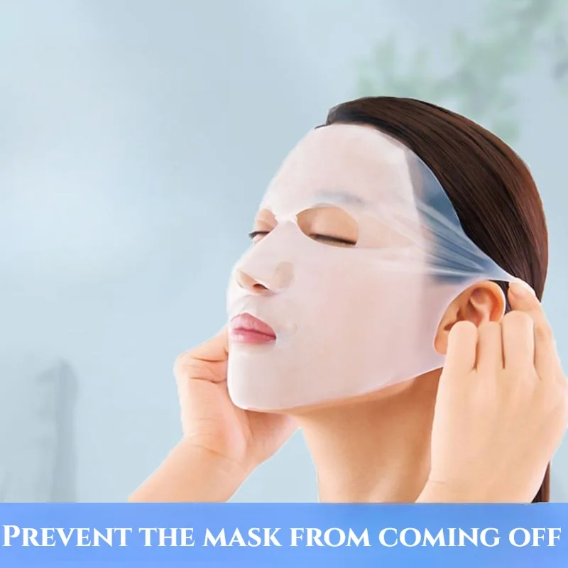 Silicone Mask Cover Hanging Ear 3d Anti-drop Fixed Auxiliary Tool Cover Face Plastic Wrap Absorbing Essence Is Not Wasted Fast