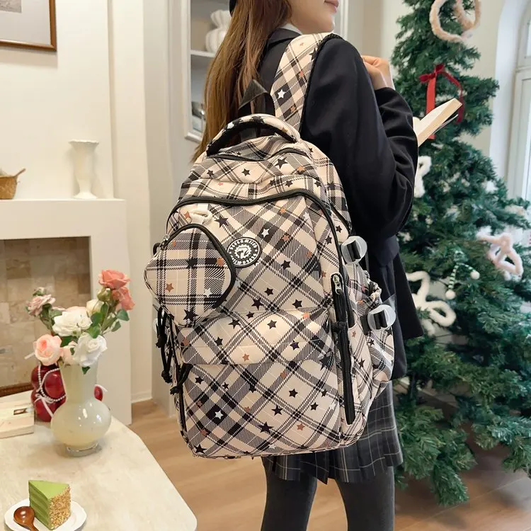 

Утолщенный нейлоновый рюкзак для путешествий, женская сумка на плечо большой вместимости, школьная сумка, дорожная сумка, сумка для ноутбука в этническом стиле