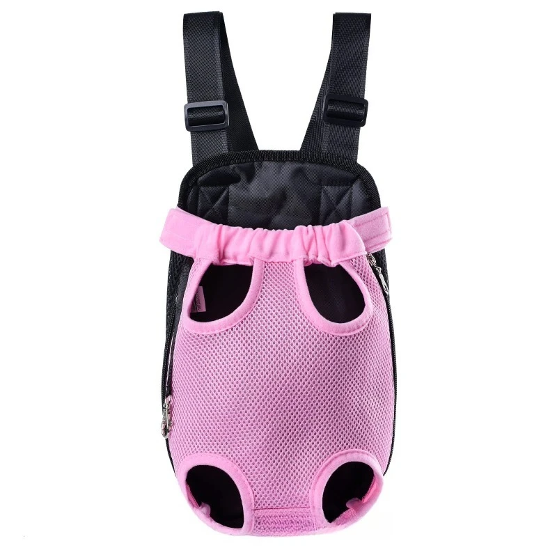 

Cat travel, breathable mesh backpack pet shoulder chest, bag backpack four-legged backpack