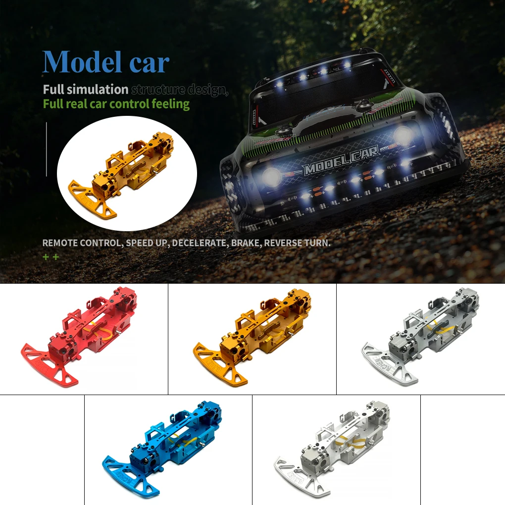 Caja de cambios Placa inferior Asiento del engranaje de dirección 1:28 Suministros de piezas del chasis