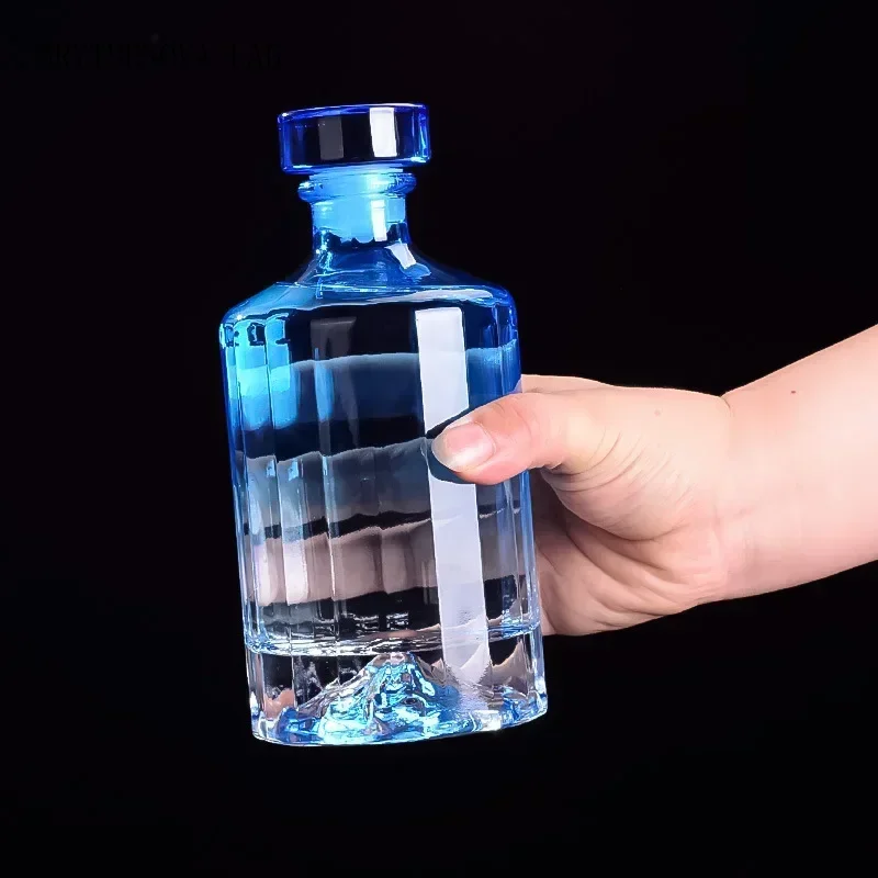 Volcano Wine Bottle White Wine Bottle Sealed Fruit Transparent Ice Whisky