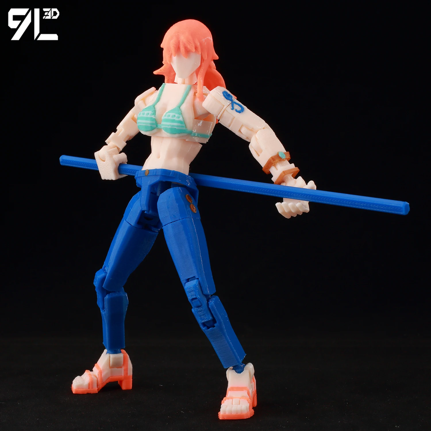 NAMIさま専用 9L3D Dummy13 One Piece Figure Nami Anime Lucky13 Multi-Jointed