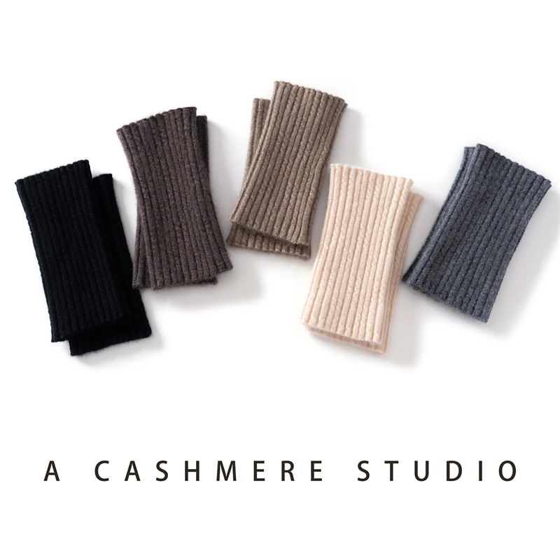 

Женские 100% кашемировые вязаные защитные носки, комплектные носки, осенне-зимние мягкие теплые носки, высокое качество, защита запястья в консервативном стиле