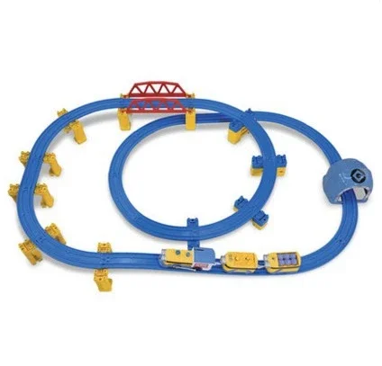 TAKARA TOMY Tomica cartoon electric train track Set 964070 Despicable Me Minions Boy toys, children's holiday birthday gifts