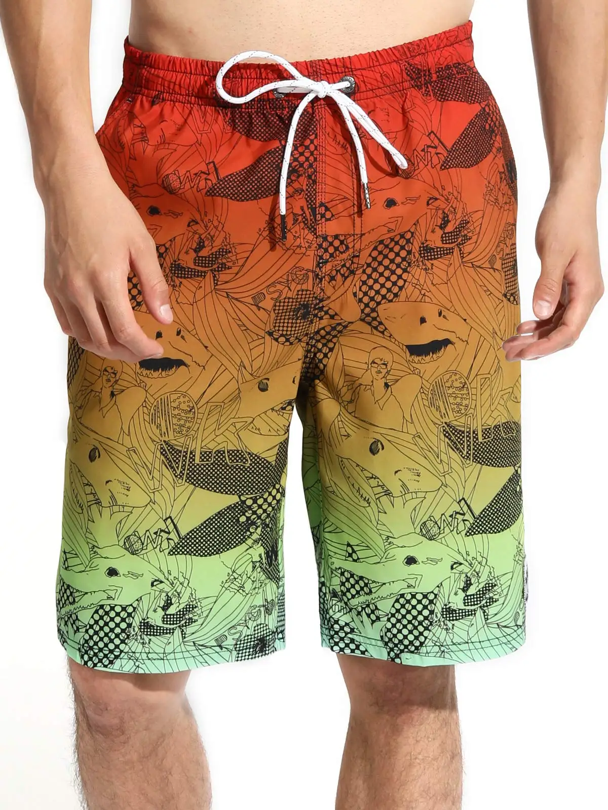 Summer Casual Shorts 3D Men\'s Beach Shorts Kids Fashion Surf Board Shorts Boys Quick Dry Swimwear Trunk Sports Fitness Briefs