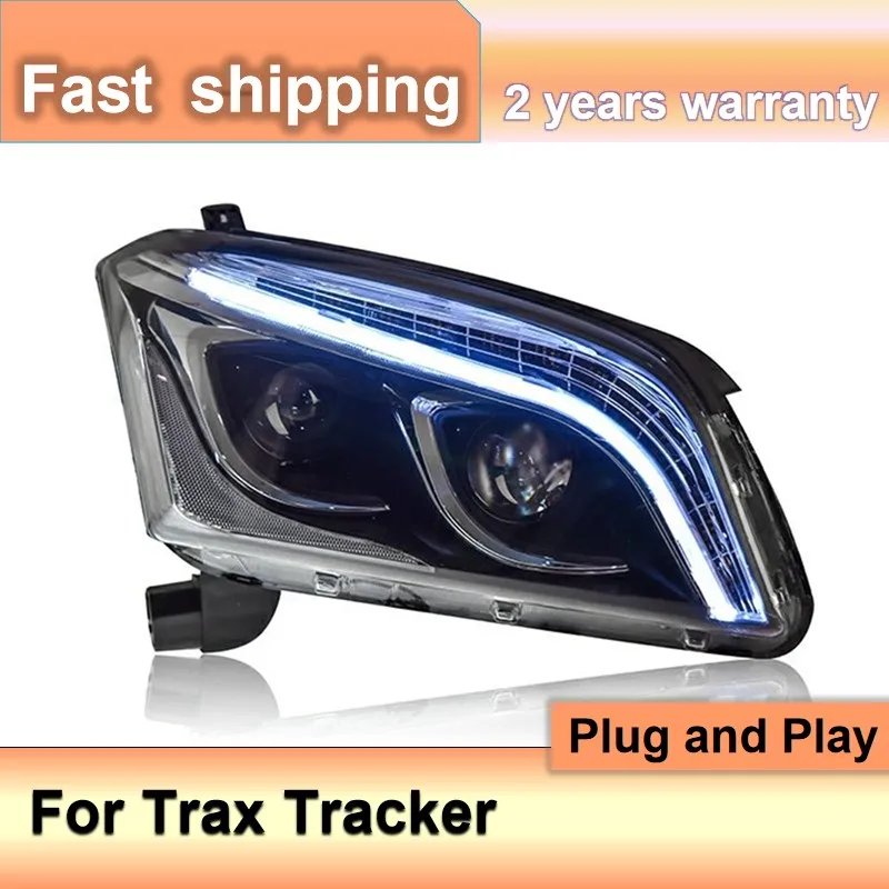 

Car Accessories for Chevrolet Trax Head Lamp 2013-2016 Tracker Headlight DRL Turn Signal Low High Beam Projector Lens