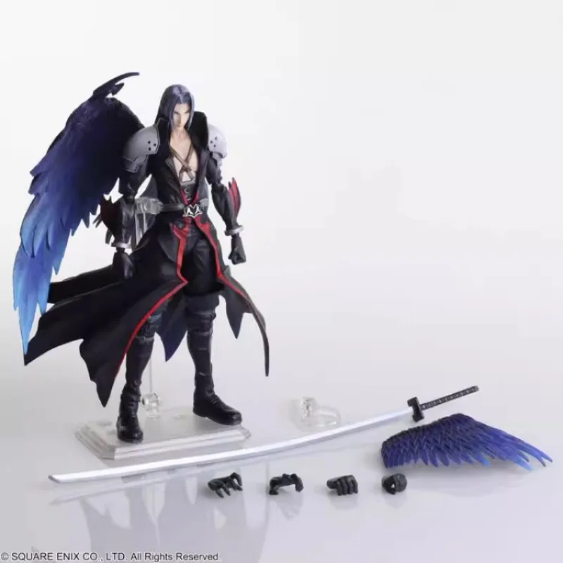 Original SQUARE ENIX PLAY ARTS Final Fantasy VII Sephiroth BringArts PVC Action Figure Active Joints Model Collectibles Gift