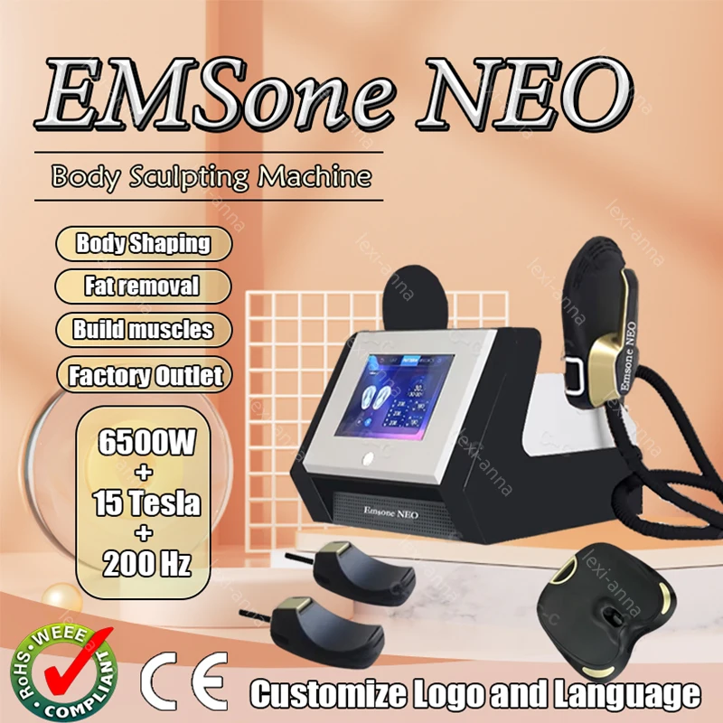 

New System Fat Removal EMSONE NEO 15 Tesla RF Slimming Machine Electromagnetic Stimulator Build Muscle Instrument