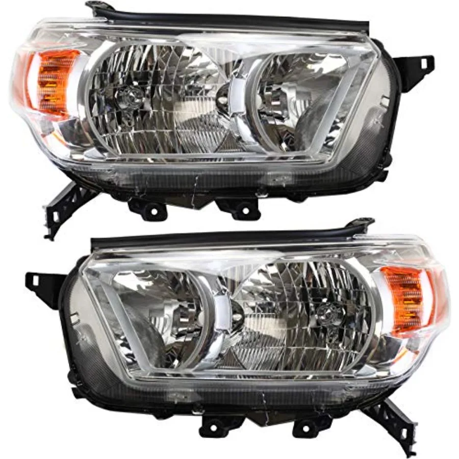 Headlight Assembly for 4Runner Limited SR5 Trail 2010-2013 Headlights Assembly Pair Halogen Without Bulbs For Models Without Tr