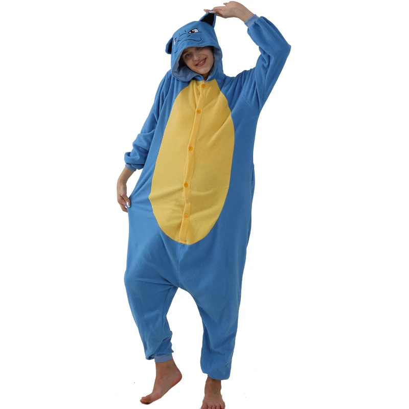 Tortoise Kigurumi Onesie For Adults Halloween Cosplay Costume Full Body Clothes Winter Sleepwear One-Piece Pijamas For Christmas