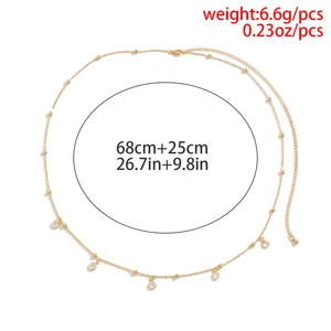 Purui Sexy Crystal Glass Belly Cadina Cadena de cintura para mujeres Summer Bikinis Festival Accesorios Cadena de joyas de la cadena del cuerpo 10 mejores cinturones de cintura de ventas - №8