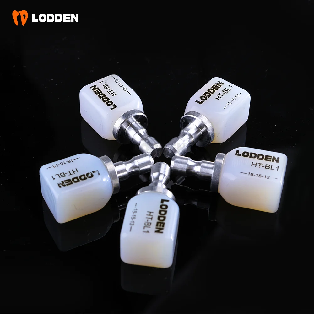 

Lodden Pure Ceramics Dental Lithium Disilicate Blocks C14 HT Glass Ceramic Cubes 18*15*13mm CAD/CAM System Dentist Materials