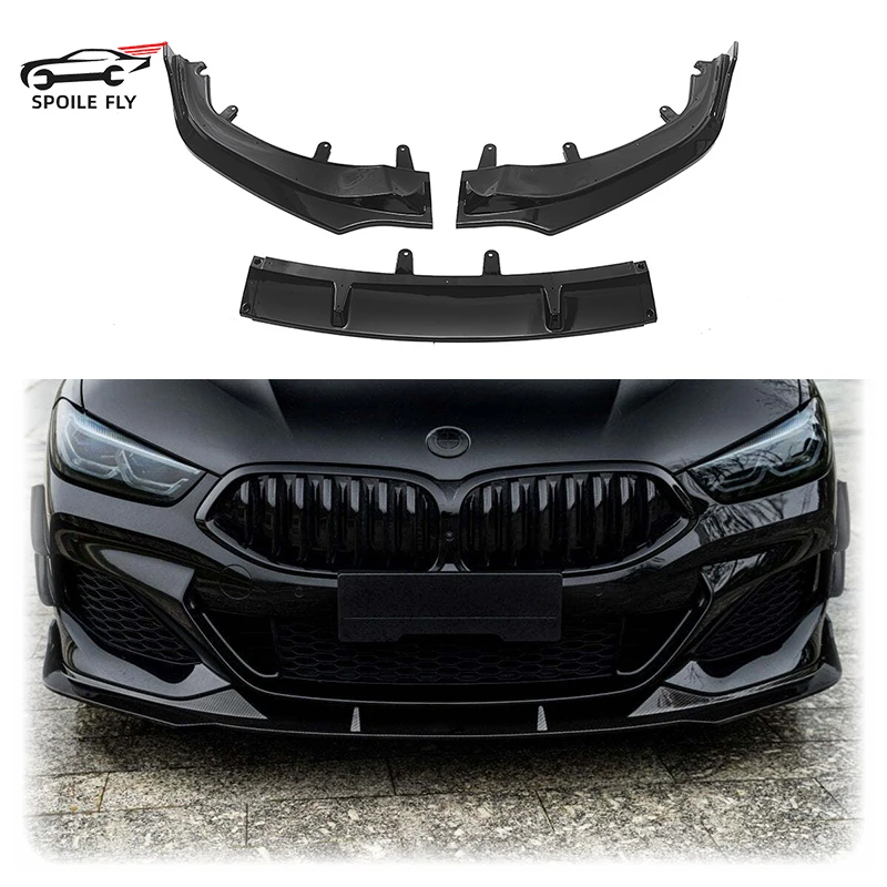 

Высококачественный автомобильный передний бампер из АБС-пластика, спойлер, комплект кузова, глянцевый черный для BMW 8 серии G14 G15 G16 M-Sport 840i 840d M850i 2021+