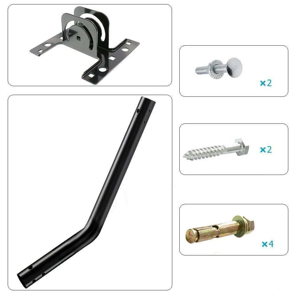 Adjustable Outdoor TV Antenna J Pole Mount Base Tripod Aerial Bracket - view 5