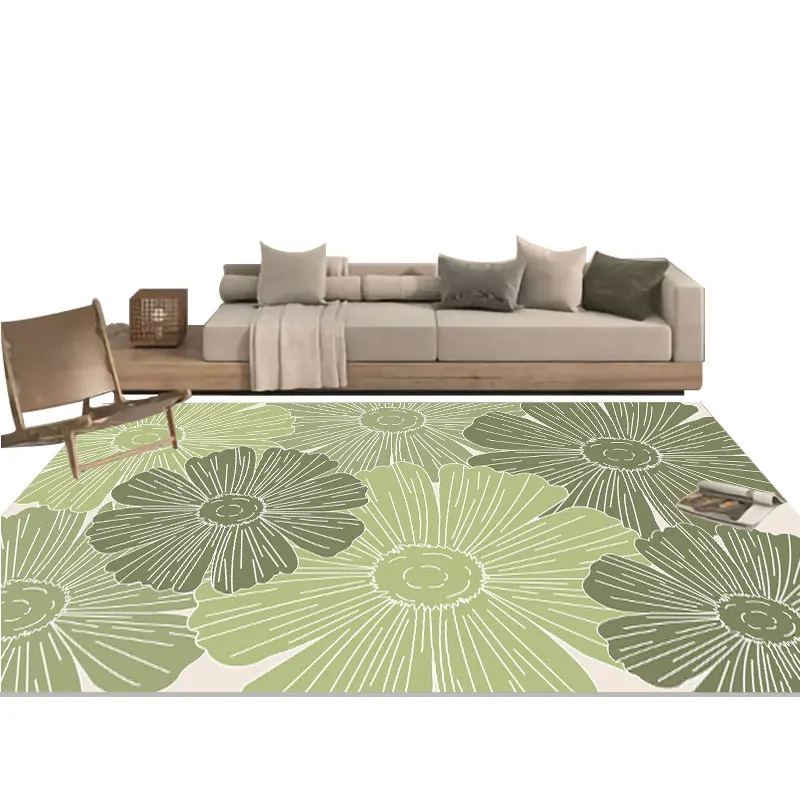 Stylish and simple flower carpet living room carpet large area full of easy care bedroom home blanket sofa coffee table blanket