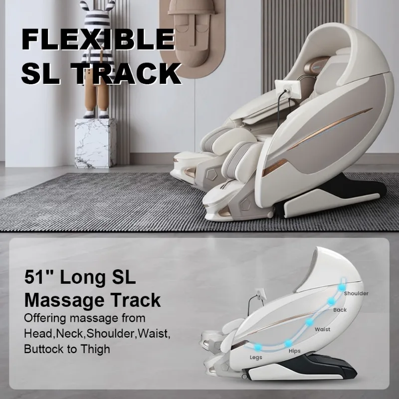 Body 5d Sound Wave Tech Massage Movement Voice Control Massage Chair 2026