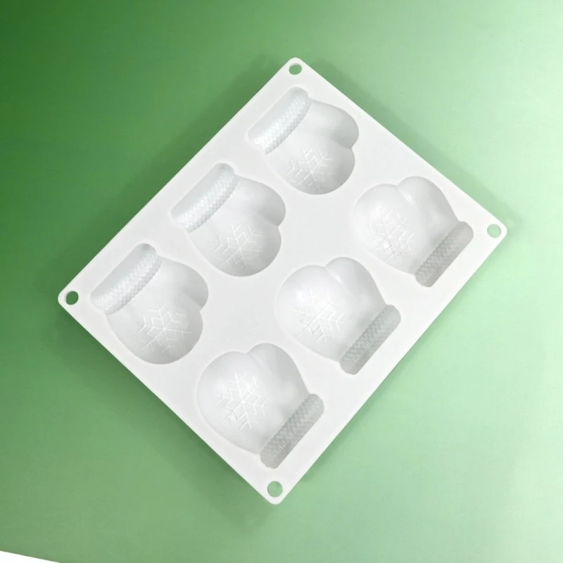 Lễ Hội Khuôn Nướng Bánh Silicon Khuôn Silicon Bông Tuyết Chủ Đề Giáng Sinh Để Làm Bánh Sáng Tạo Và Làm Sô Cô