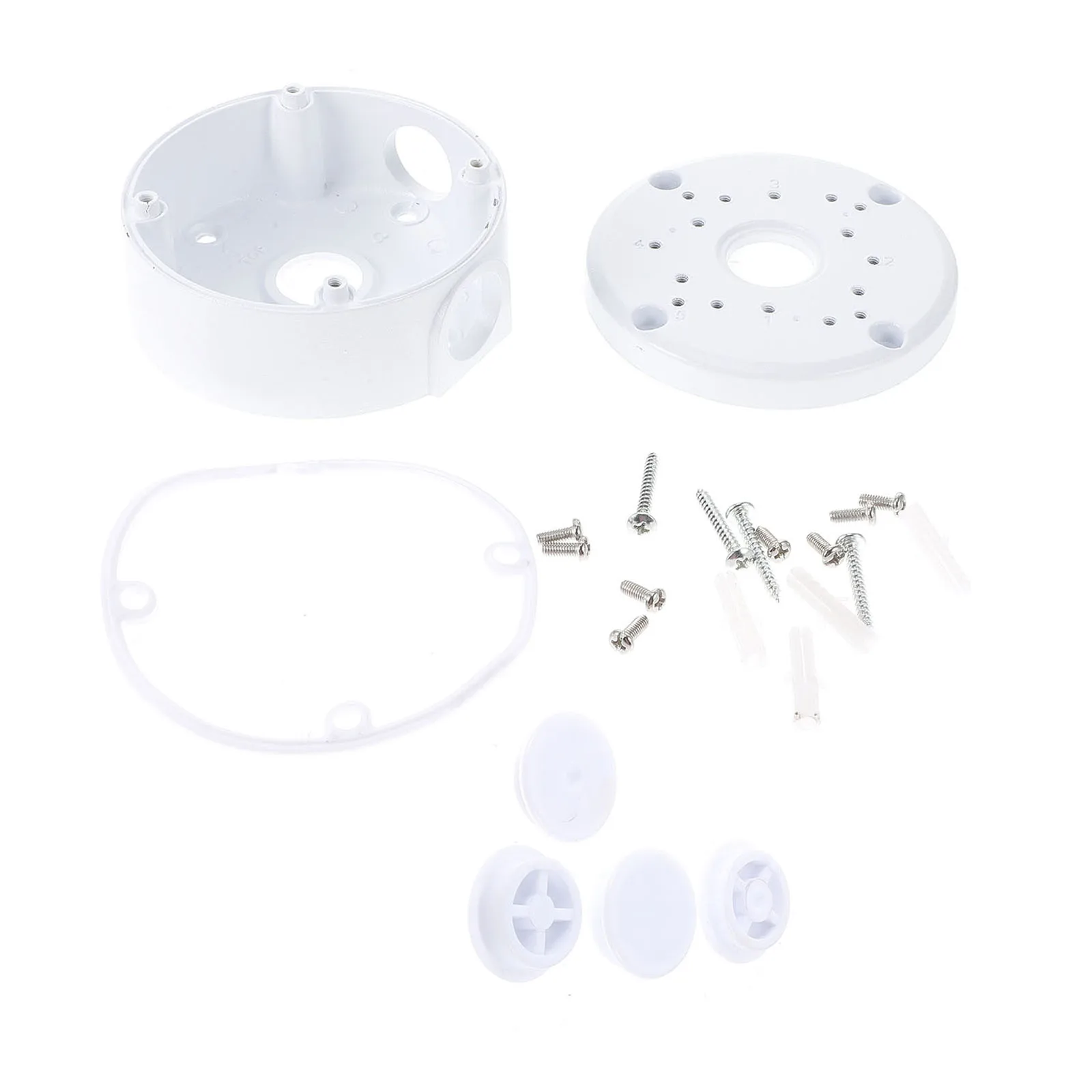 

Security Camera Junction Box Outdoor Durable Waterproof Aluminum Alloy ABS Cable Organizer for Outdoor Indoor Use