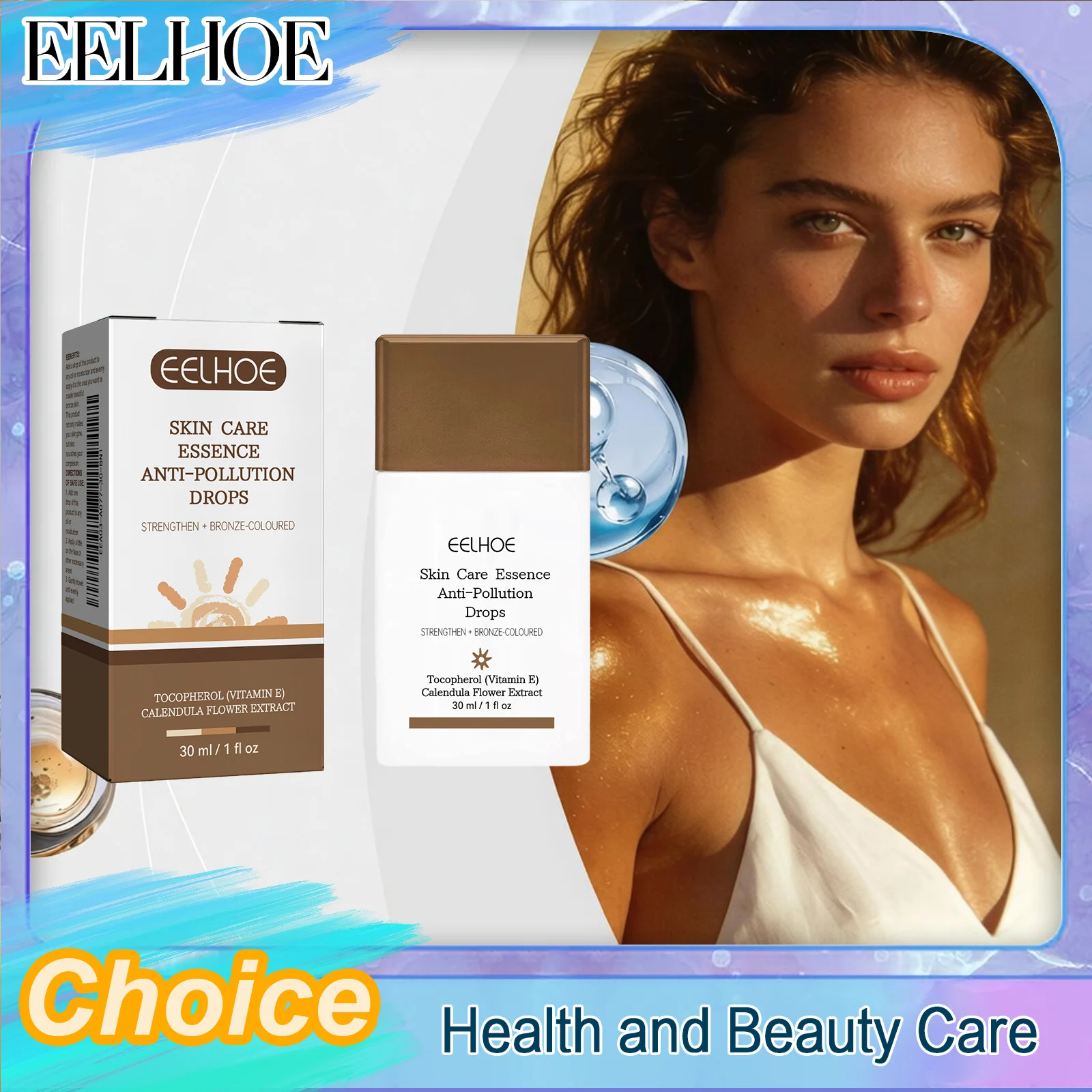 EELHOE Tanning Cream Face Body Lasting Bronzer Protect Radiation Nourishing Moisturizing Firming Summer Beach Self Tanner Lotion