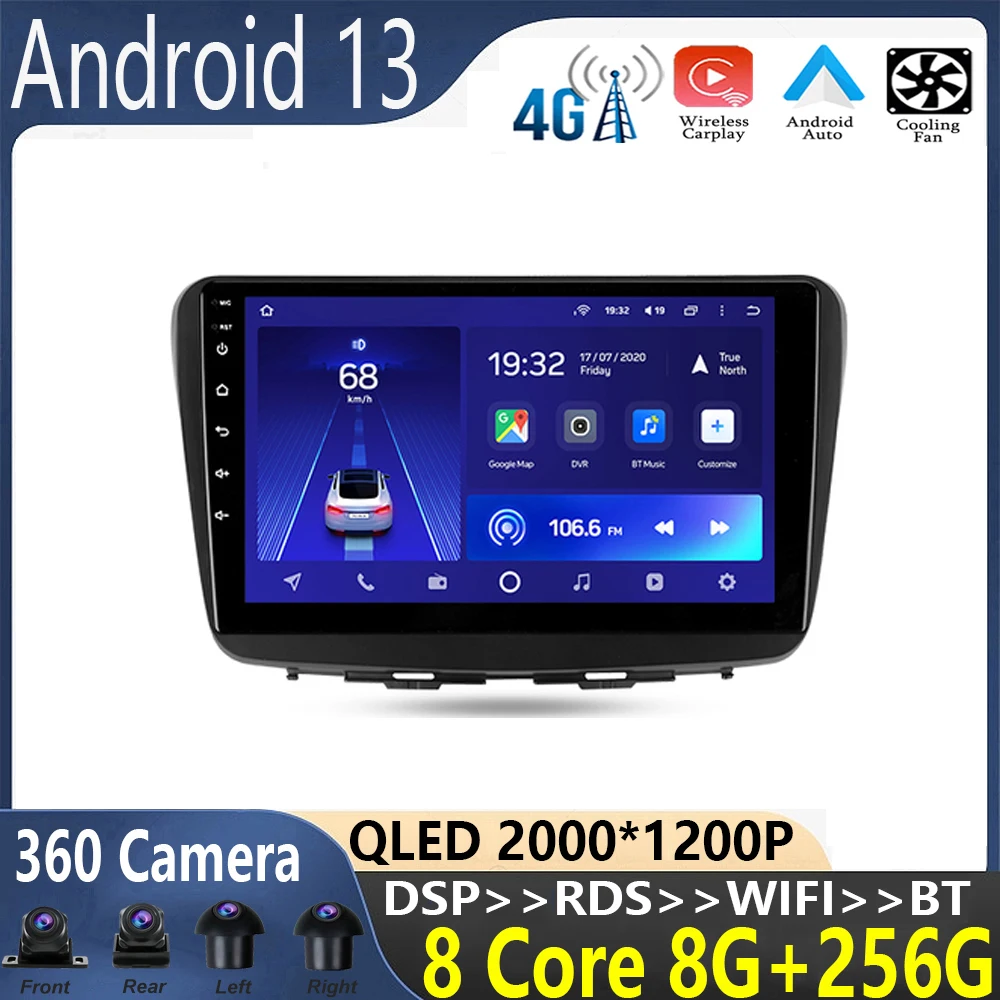 

9 inch For Suzuki Balwno 2 2015-2022 Car Radio Multimedia Video Player Navigation stereo GPS Android 13 No 2din dvd tv box
