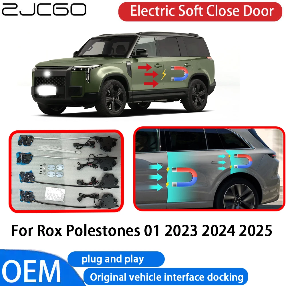 

for Rox Polestones 01 2023 2024 2025 Car Automatic Electric Soft Close Door Closer System OEM Plug and Play Comfort Closing
