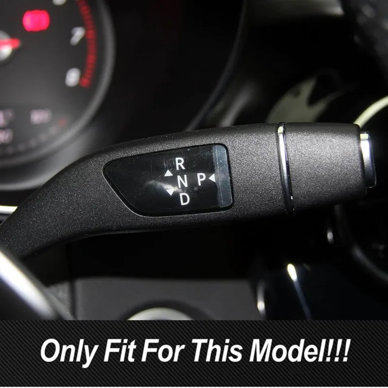 Aluminium Alloy Sticker Car Wiper Shift Lever Cruise Bar Frame Trim For Mercedes Benz C GLC Class W205 X253 Interior Accessories