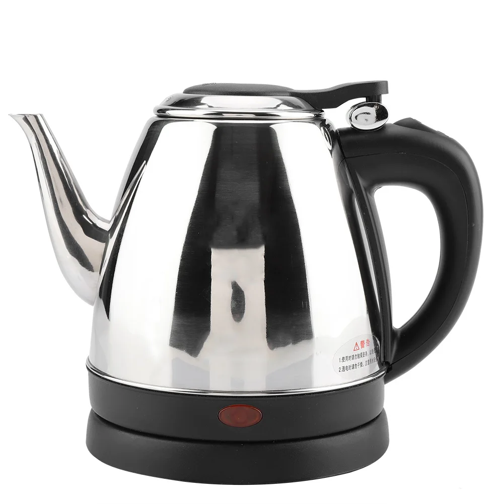 

1360W Electric Kettle Fast Water Boiling Pot 1.2L Stainless Steel Electric Kettle Fast Water Heating Boiling Pot 220V