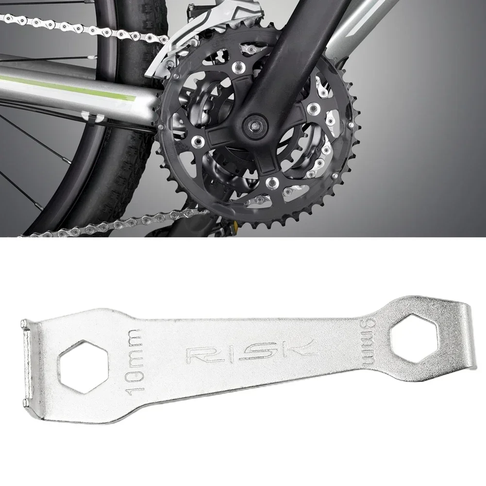 

Tool Wrench 18g Bike Chainring Wrench Bolt Chainring Double-ended Easy To Use Nut Removal Tool Road Bike Tool Steel