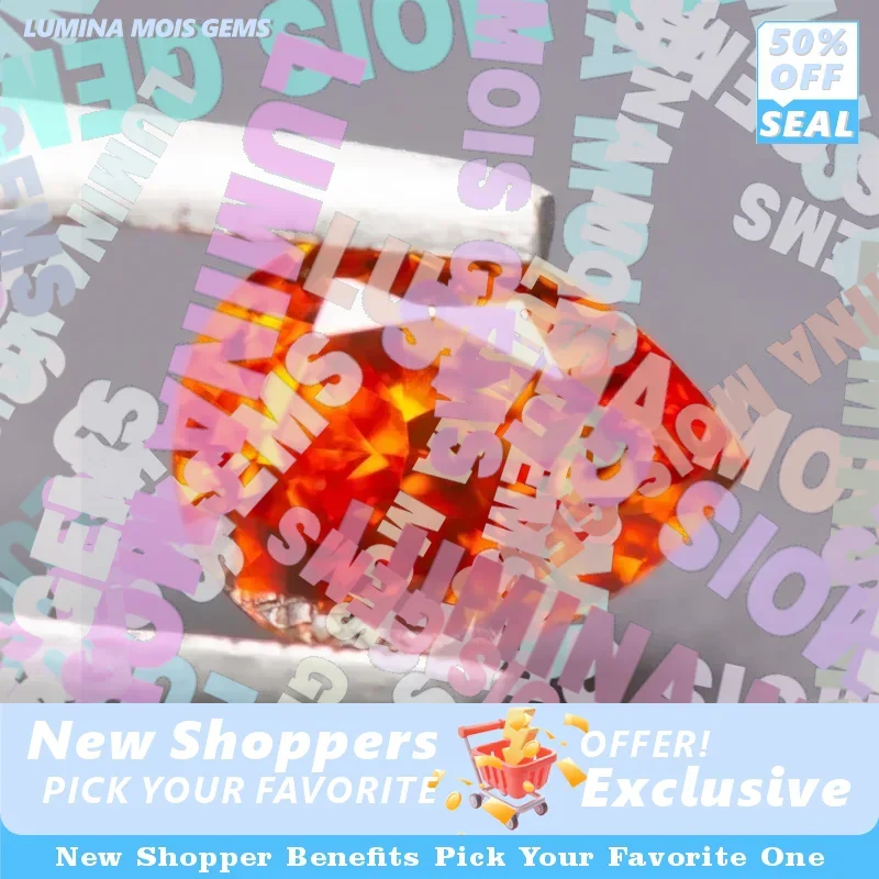 

Z-Cubic Zirconia Wholesale No Certificate Crushed Ice Cut Pear Shape Orange Color Charms Beads for Diy Jewelry Making Materials
