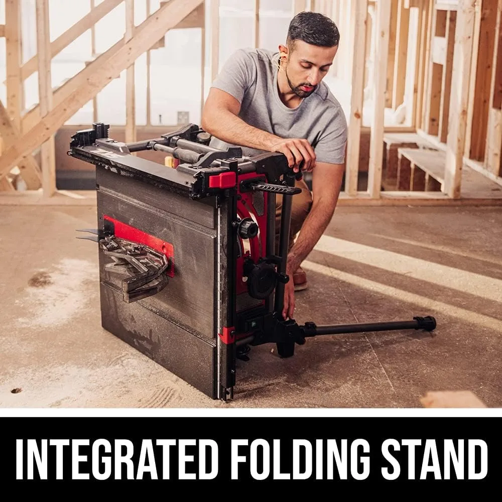 15 Amp 10 Inch Portable Jobsite Table Saw with Folding Stand- TS6307-00 image 3
